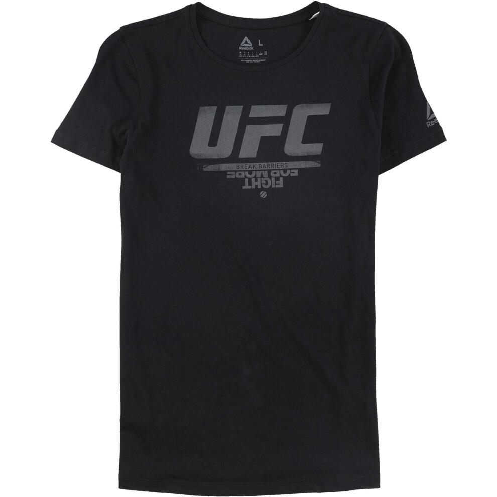 Reebok UFC Logo Tee  Black  Medium