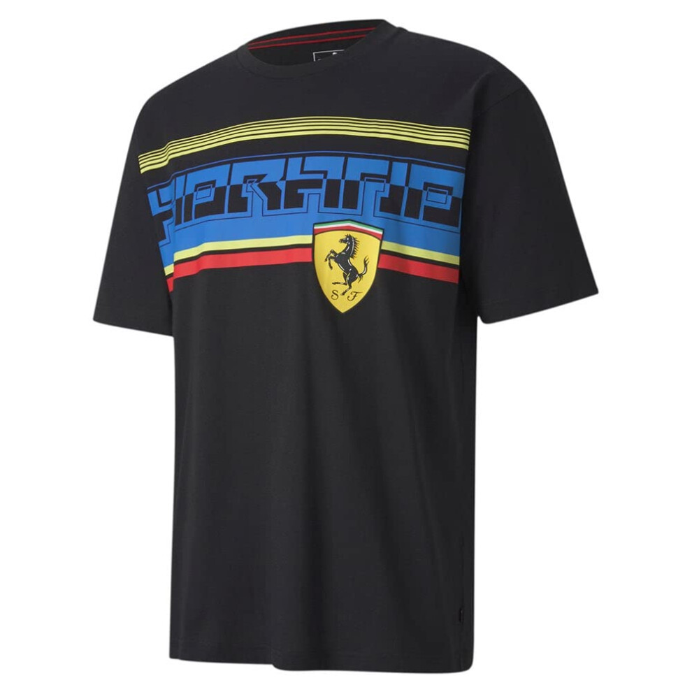 Formula 1 Scuderia Ferrari Mens Scuderia Ferrari Street Tee  Puma Blac