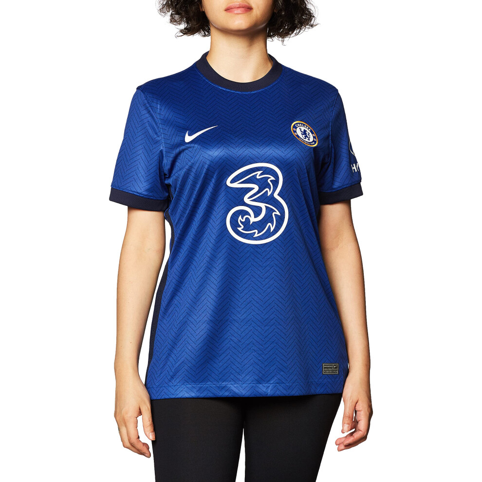 Nike 2020-2021 Chelsea Home Ladies Football Soccer T-Shirt Jersey