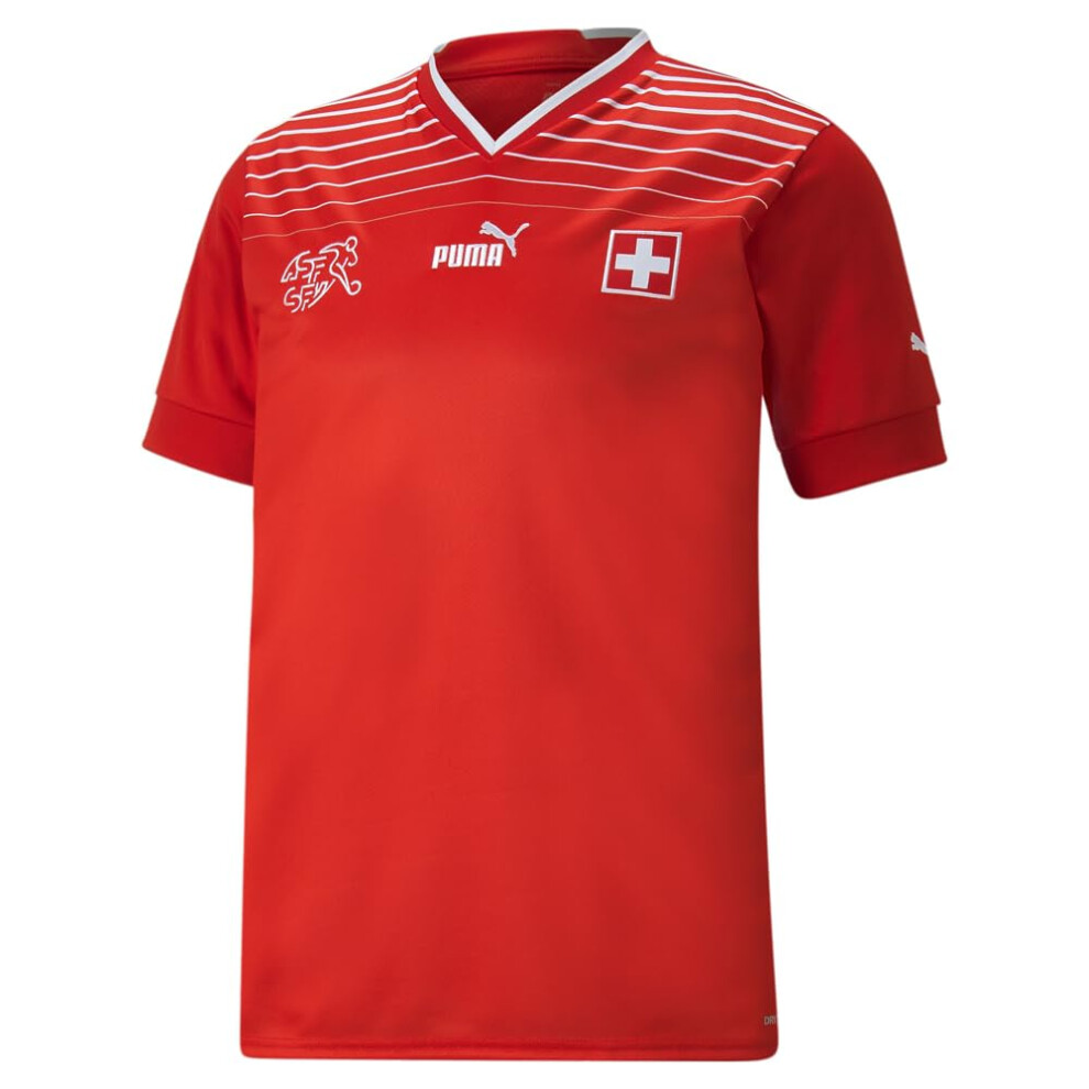 Puma Men's Soccer Switzerland 2022 Home Jersey (Medium)