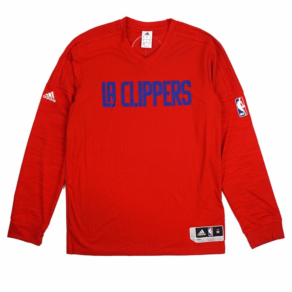 adidas Los Angeles Clippers NBA Red Authentic On-Court Climalite Perfo