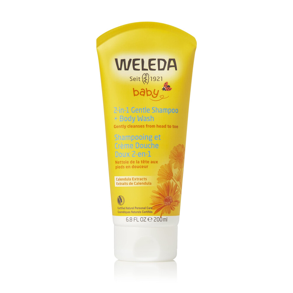 Weleda Baby Calendula 2-in-1 Gentle Shampoo and Body Wash  6.8 Fluid O