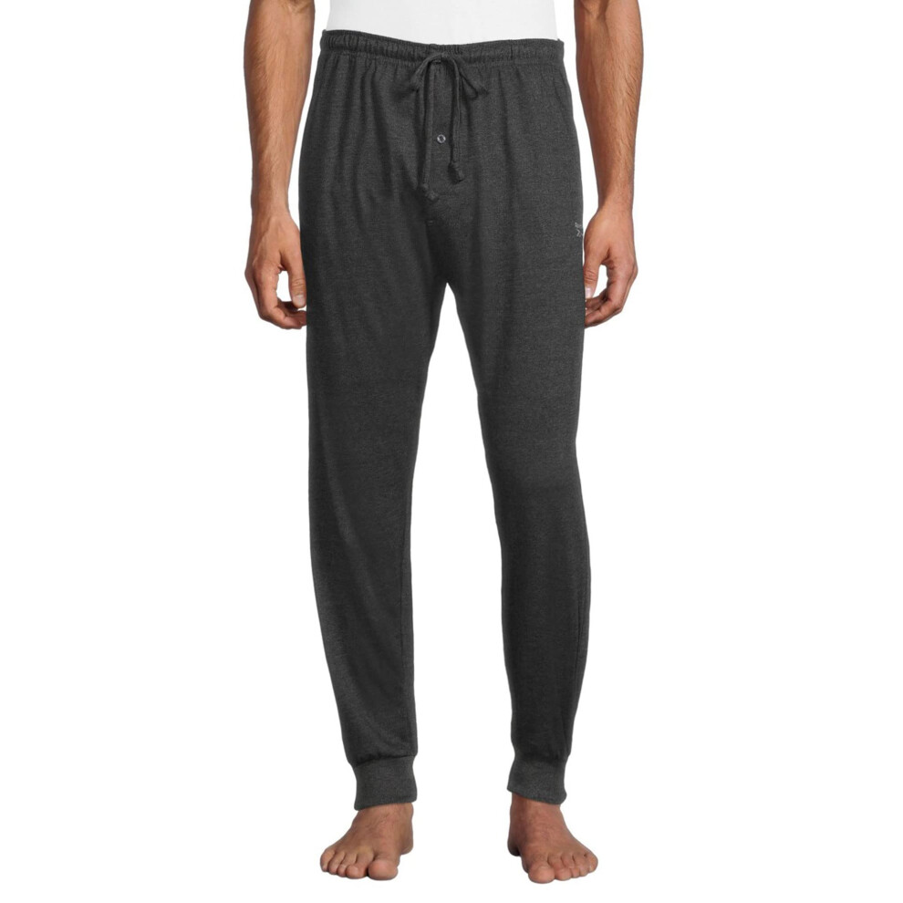 Reebok Men's Pajama Jogger Pants - Lightweight Knit Lounge Sleep Pants