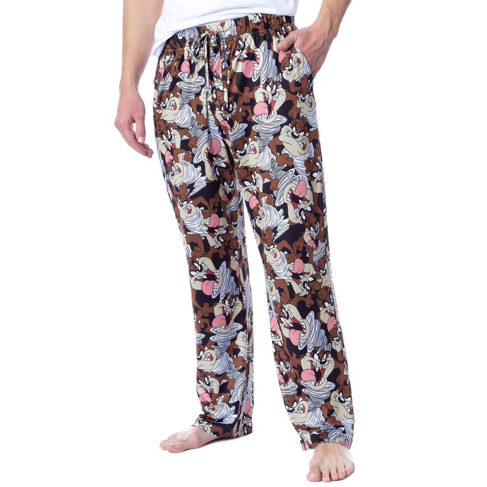 INTIMO Looney Tunes Mens' Character Tasmanian Devil Taz Sleep Pajama P