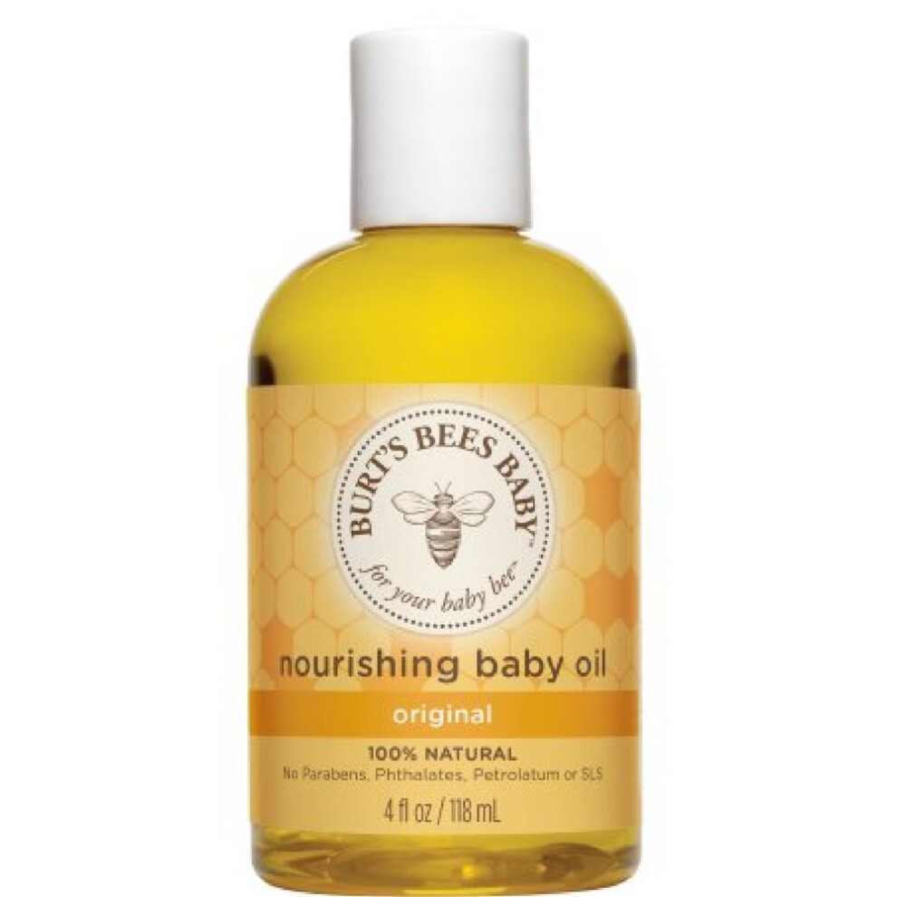 Burt's Bees Baby 100% Natural Baby Nourishing Oil  4 Ounces (Pack of 2