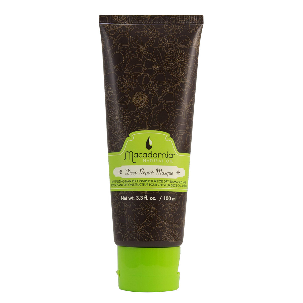 Macadamia Oil Natural Oil Deep Repair Masque for Unisex - 3.3 oz Masqu