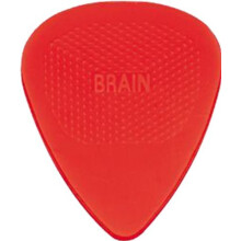 D'Andrea Snarling Dog Brain Nylon Gitarrplektrum 72 Pack Refill (Röd, 0.73mm)