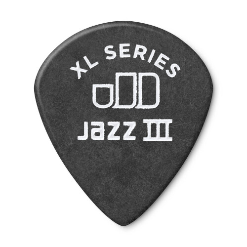 Dunlop Dunlop Tortex Jazz III XL Μαύρο 1.35mm Πακέτο Παικτών (12) 1