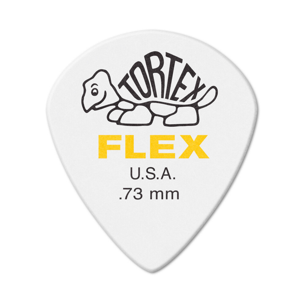 Jim Dunlop Tortex Flex Jazz III XL .73mm 72 Pack Guitar Picks (466R.73