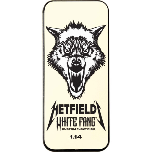 Dunlop Jim Dunlop Hetfield's White Fang Custom 1.14mm Flow Guitar Pick Tin (P 1