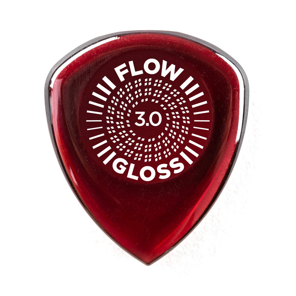 Jim Dunlop Flow Gloss 3.0mm Guitar Picks-3 Pack