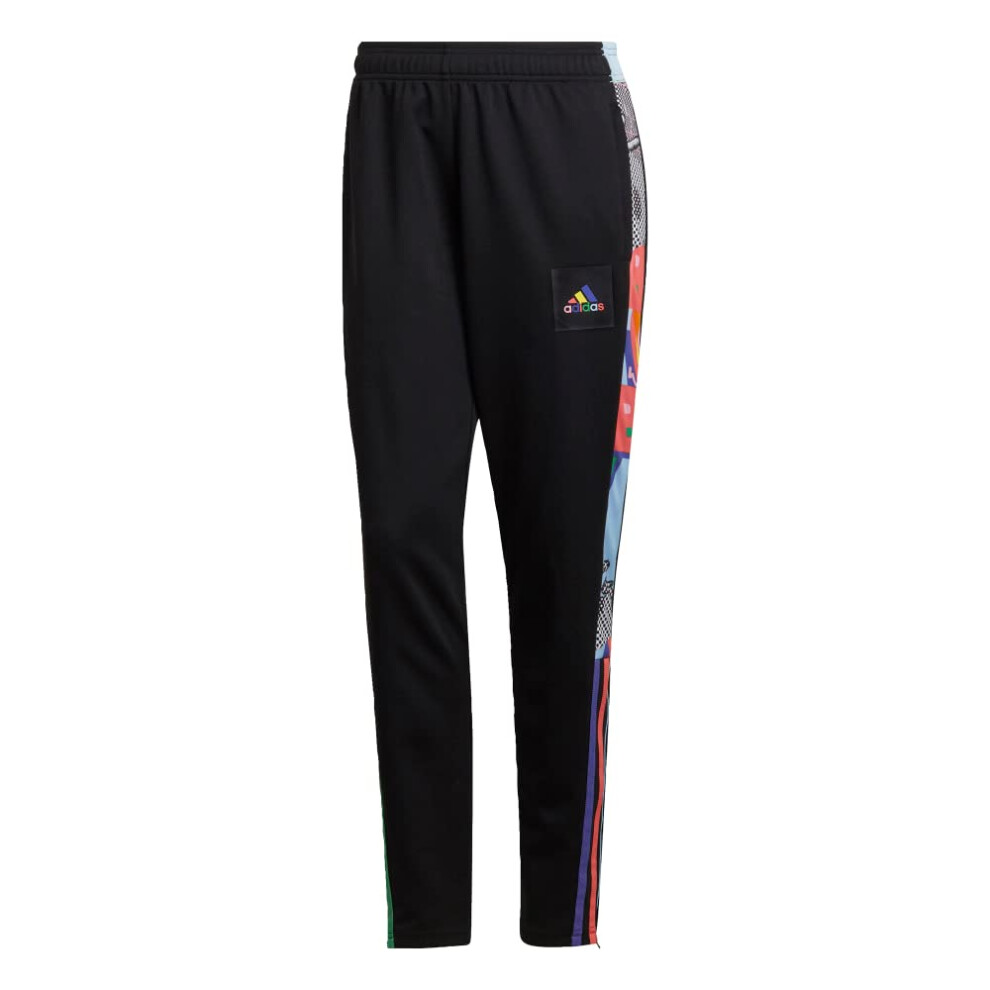 adidas Women's Tiro 21 Track Pants  Black / Multicolor  Medium