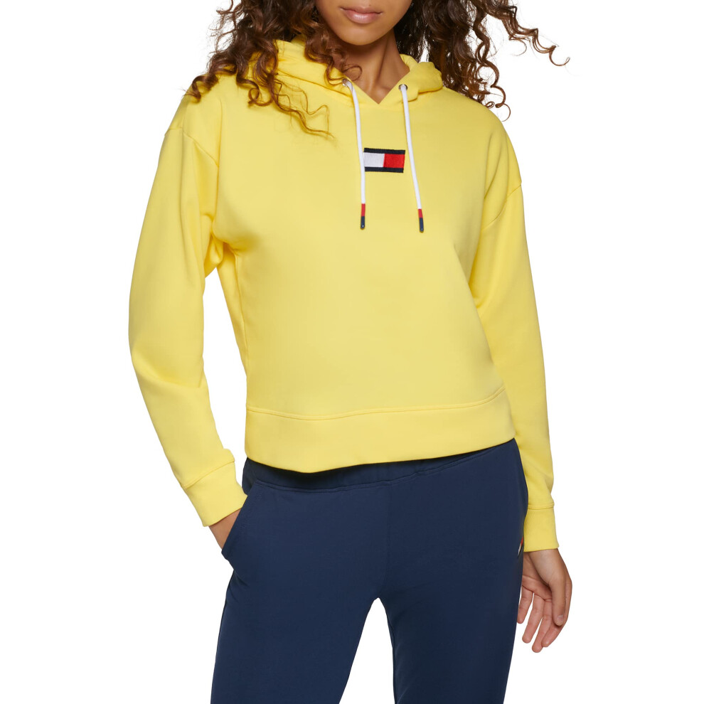 Tommy Hilfiger Women's Pullover Hoodie  Sunbeam  Large