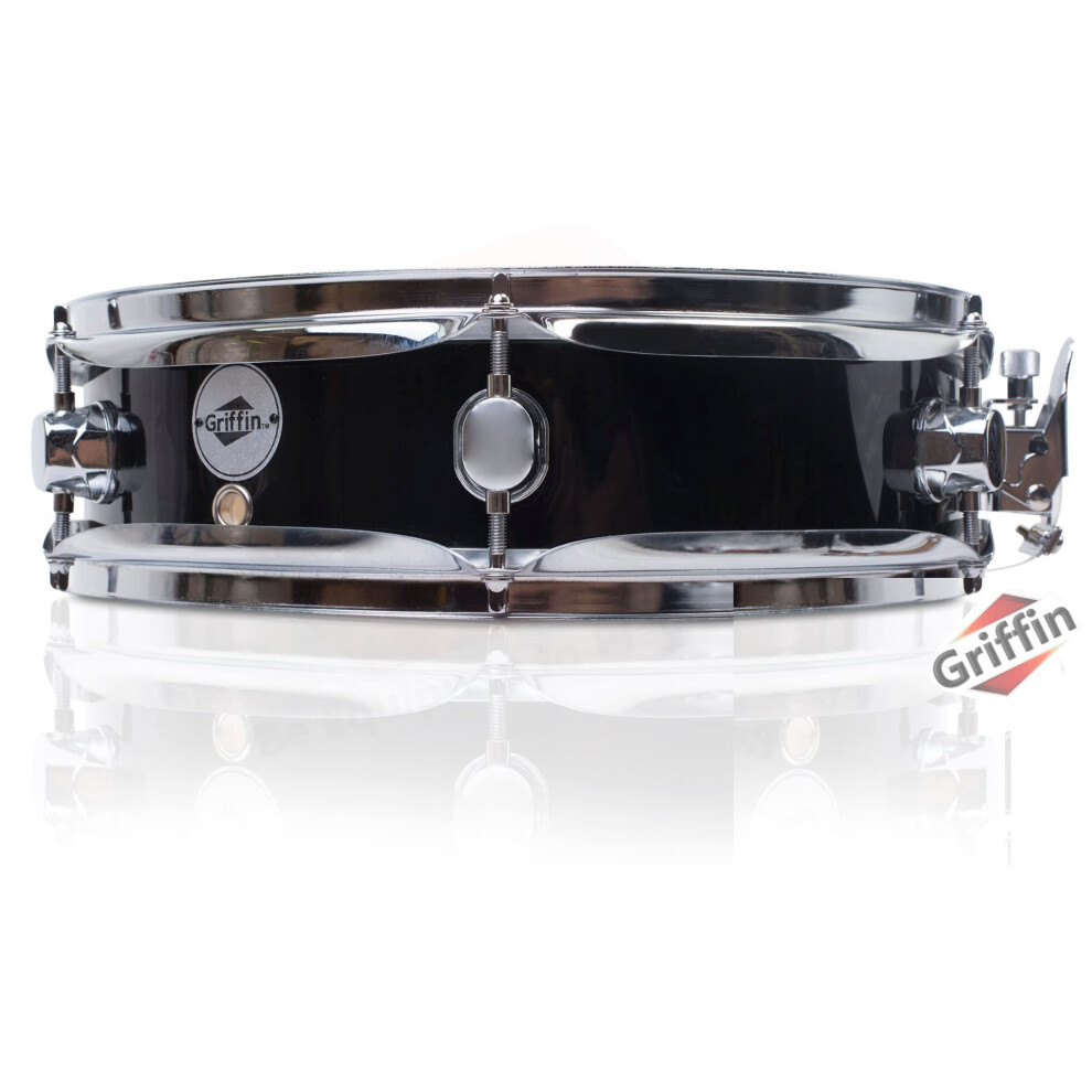 Piccolo Snare Drum 13"" x 3.5"" by GRIFFIN | 100% Poplar Wood Shell wi