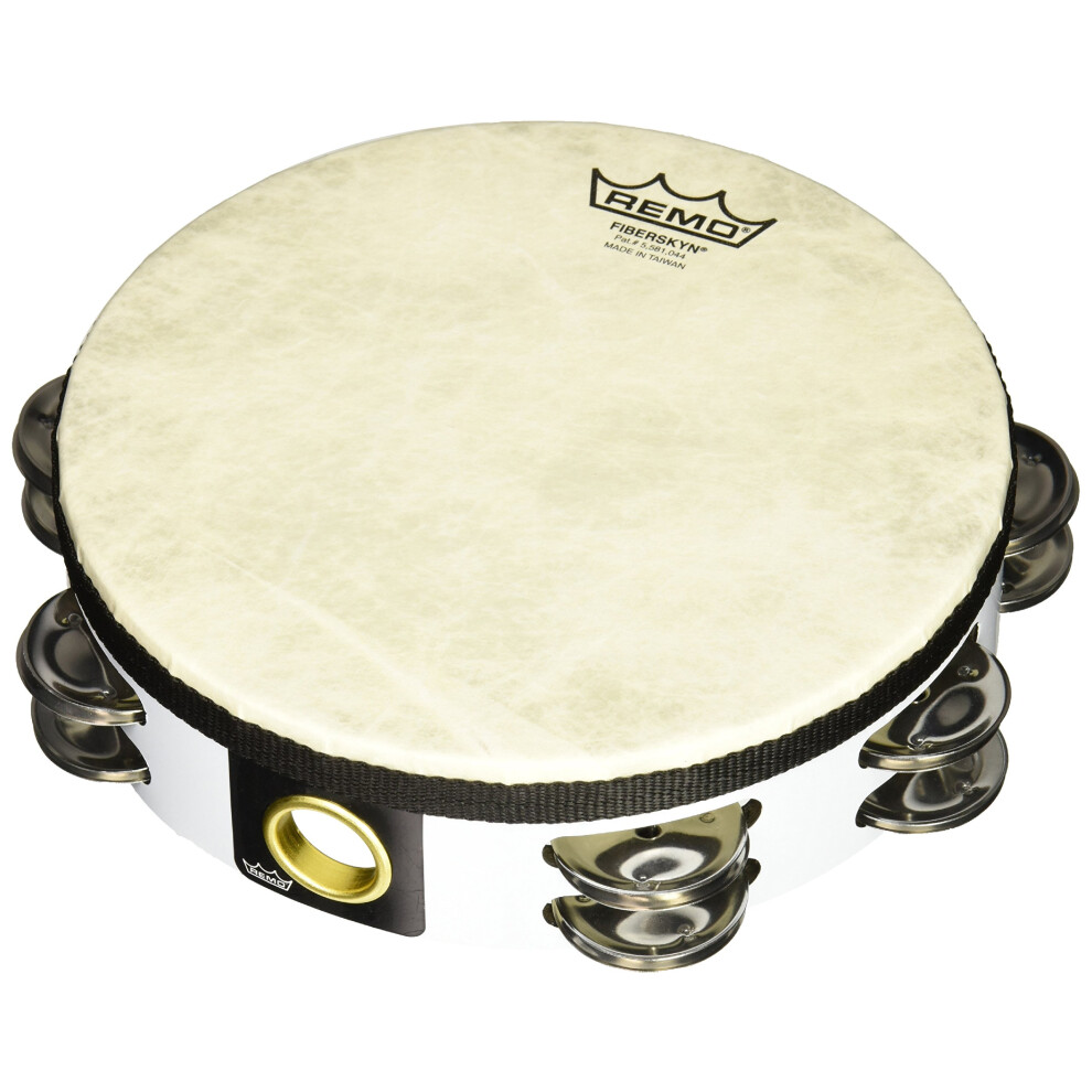 Remo Tambourine  Pretuned  8"" Diameter  8 Pairs Jingles x 2 Rows  QUA