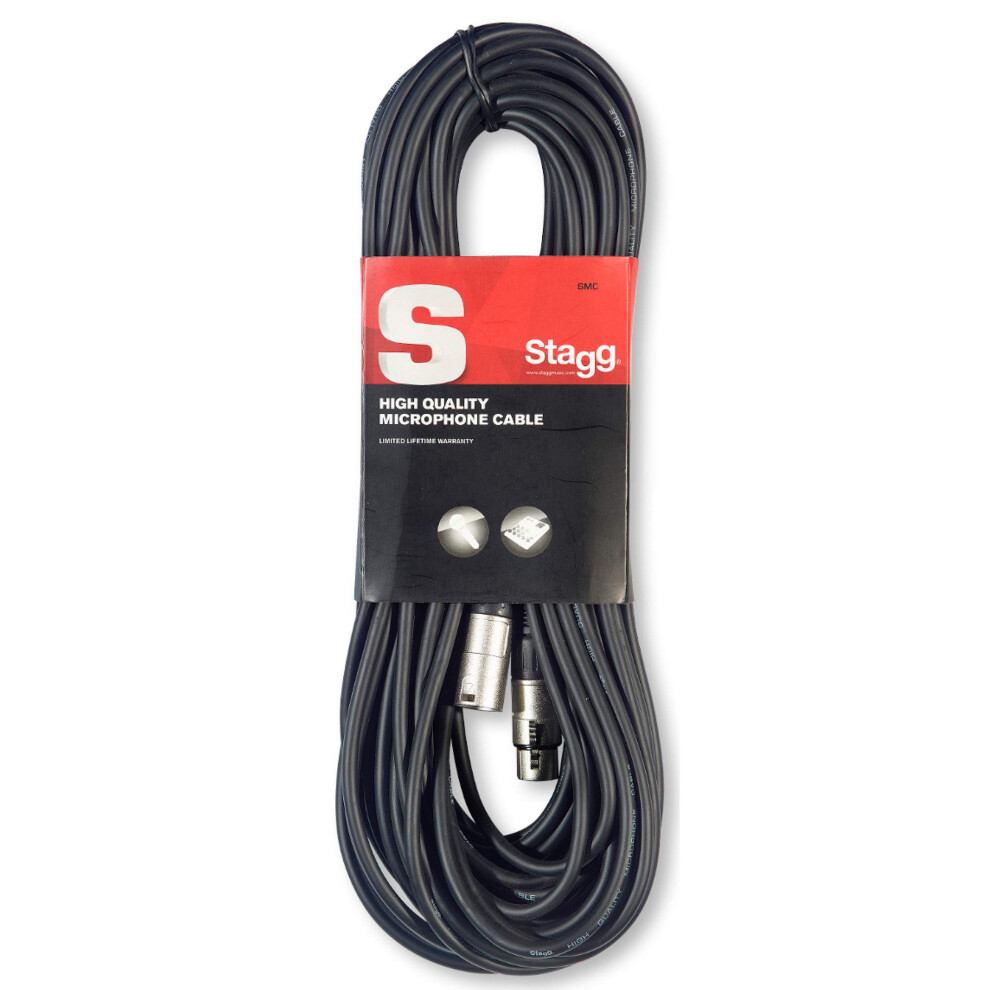 Stagg 33ft. Standard Mic cable - XLR/XLR