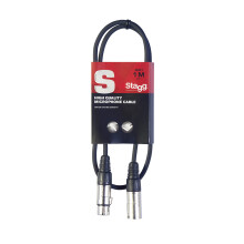 Stagg 3ft. Standard Mic cable - XLR/XLR