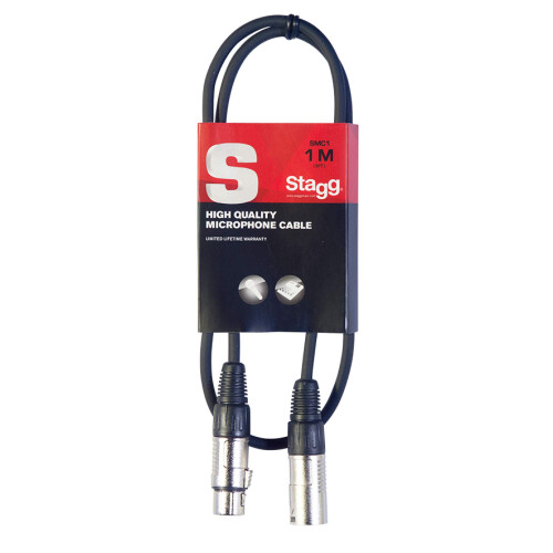 Stagg 3ft. Standard Mic cable - XLR/XLR 2