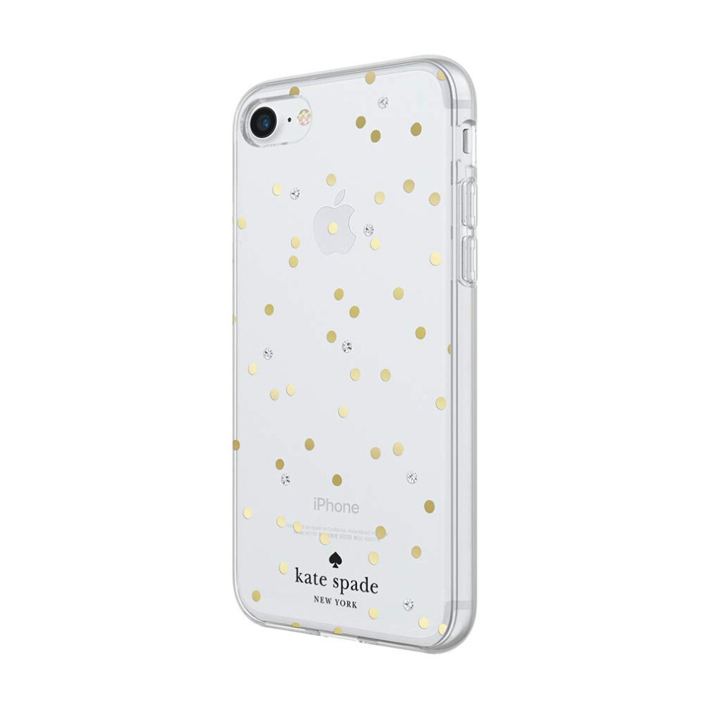 kate spade new york Scatter Dot Gold Case Compatible with Apple iPhone