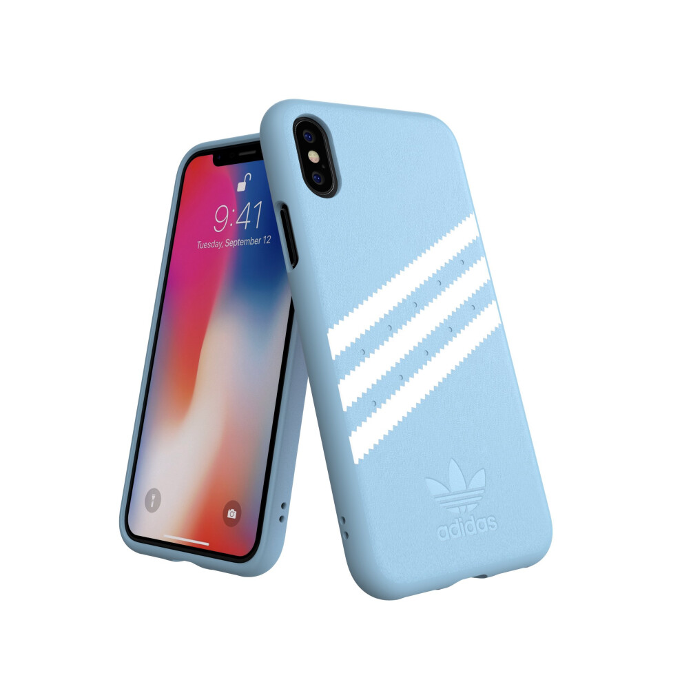 adidas Originals Moulded Case Compatible with iPhone X/XS - Blue