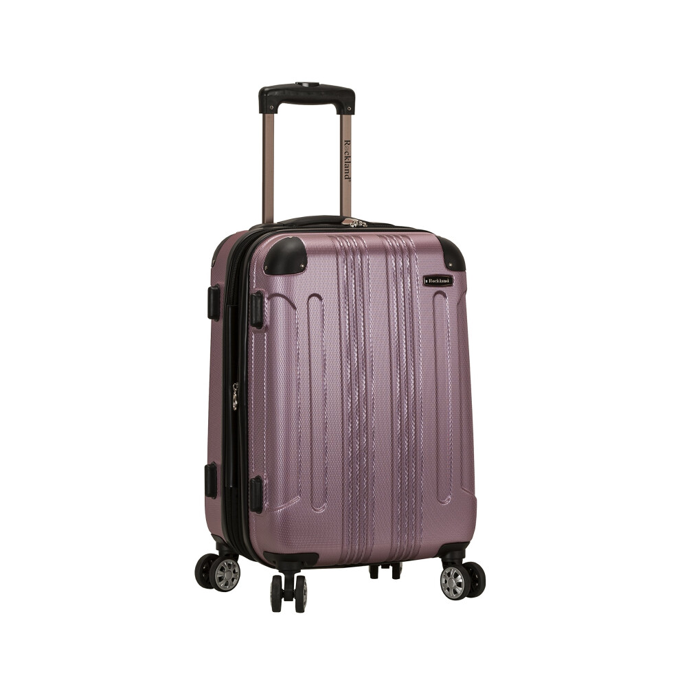 Rockland London Hardside Spinner Wheel Luggage  Pink  Carry-On 20-Inch-image-OPC-PFMVBMF-NEW