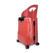 MiaMily 4-Wheel Carry On Luggage with Seat for Kids with Seat Belt  Wa