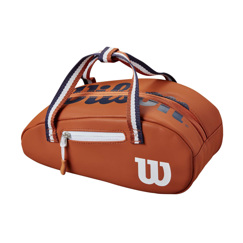 Wilson Unisex-Adult Roland Garros Mini Tour Duffel  Clay/White  One Si