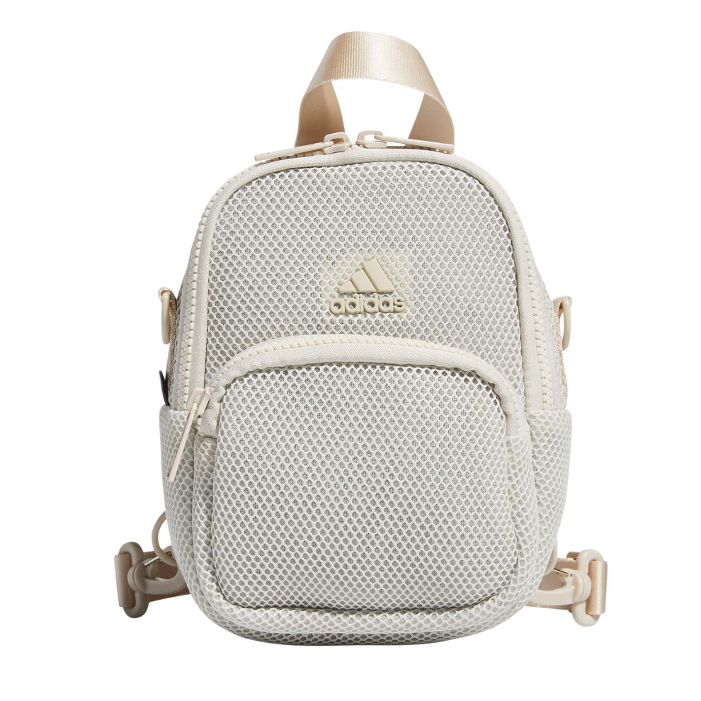 adidas Women's Airmesh Mini Backpack  Alumina Beige  One Size