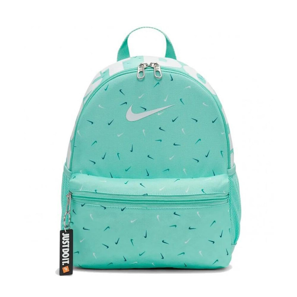 Nike Brasilia JDI Mini Backpack - Teal Logo Specked