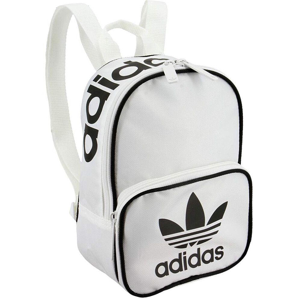 adidas Originals Women's Originals Santiago Mini Backpack  White  One