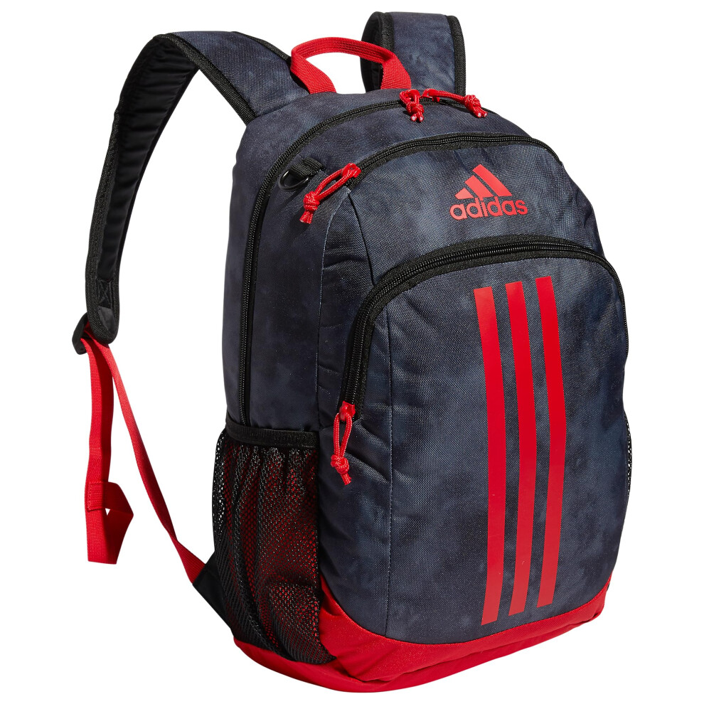 adidas Creator 2 Backpack  Stone Wash Carbon/Vivid Red  One Size