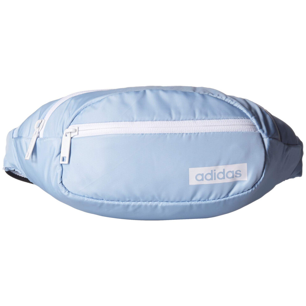 adidas Unisex Core Waist Pack  Glow Blue/White/Black  One Size