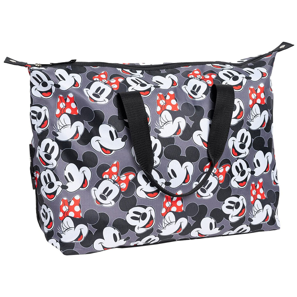 Disney Tote Duffel Bag Mickey Mouse Friends All Over Print Weekender T