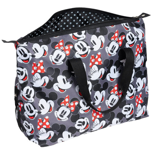 Disney Disney Τσάντα Duffel Mickey Mouse Πολυχρωμη Σαββατοκύριακου (Mickey Minnie Γκρί) 2