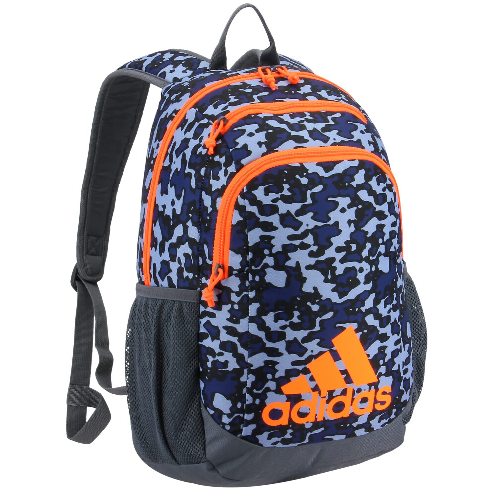 adidas Young Creator backpack  Flow Blur/Onix Grey/Signal Orange  One