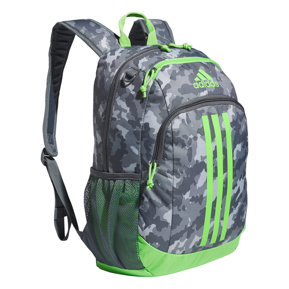 adidas Creator 2 Backpack  Essential Camo Grey/Lucid Lime Green/Onix G