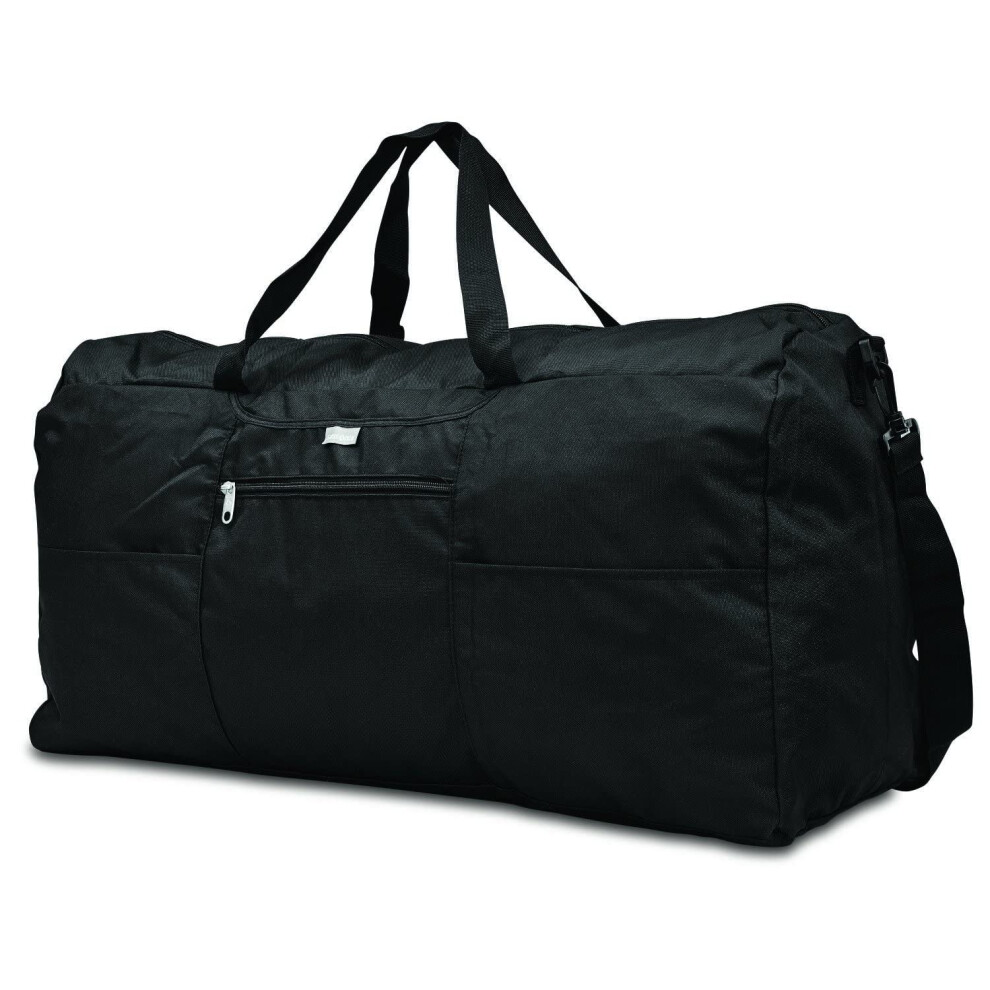 Samsonite Foldaway Packable Duffel Bag  Black  Extra Large