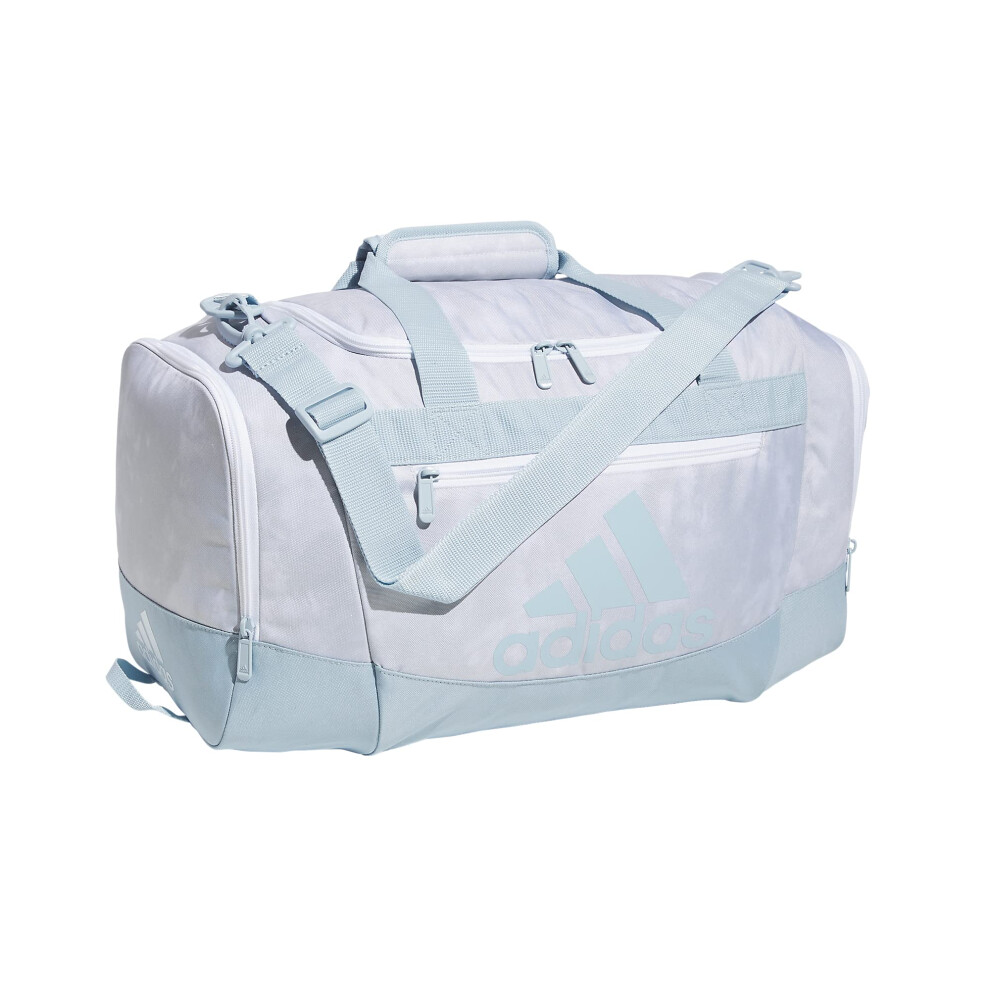 adidas Defender 4 Small Duffel Bag  Stone Wash White/Wonder Blue  One