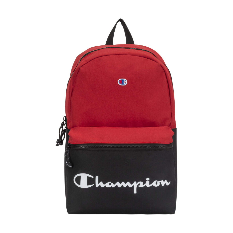 Champion Manuscript Backpack  One Size  Scarlet Heather