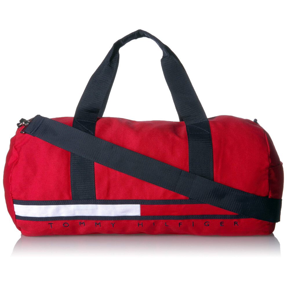 Tommy Hilfiger Men's Gino Duffle Bag  apple Red  One Size US