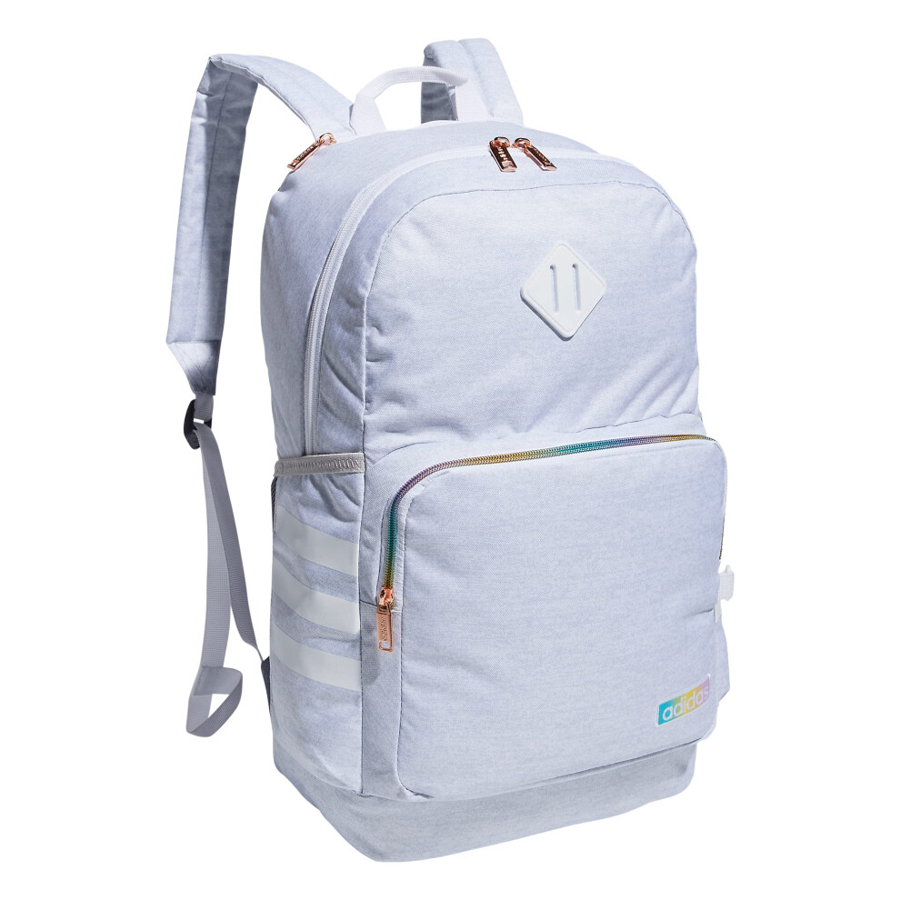 adidas Classic 3S 4 Backpack  Jersey White/White Rainbow  One Size