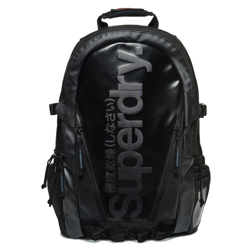 Superdry Men's Mono Tarp Backpack  Black  One Size