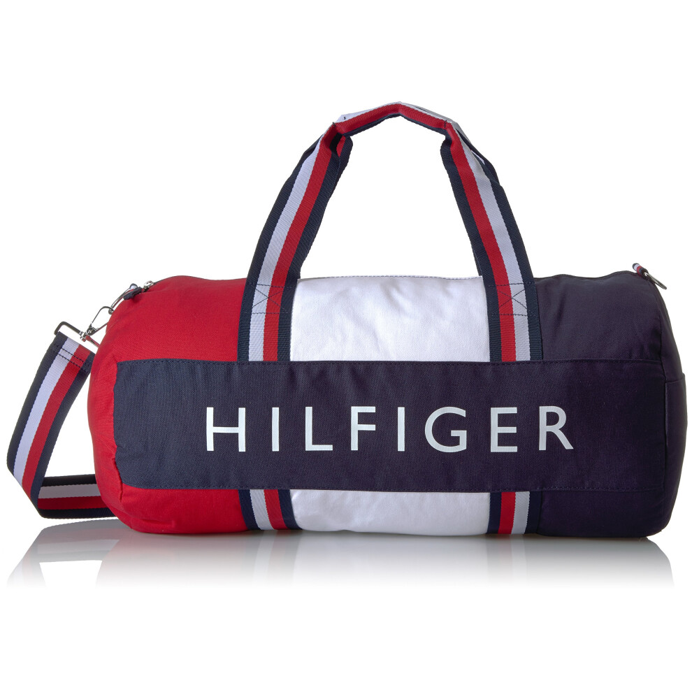 Tommy Hilfiger unisex adults Duffle Patriot Colorblock Duffel Bag  Nav