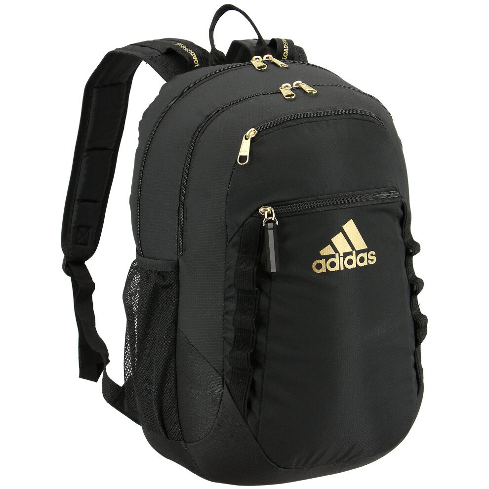 adidas Excel 6 Backpack  Black Gold  One Size