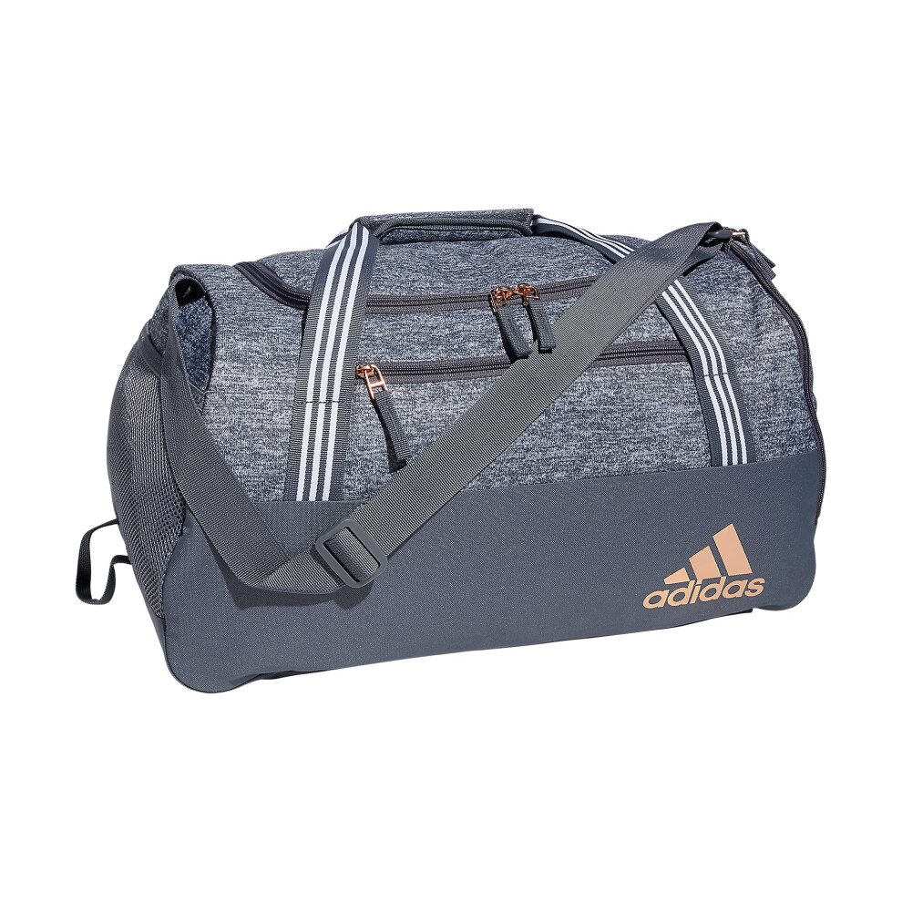 adidas Squad 5 Duffel Bag  Jersey Onix Grey/Onix Grey/Rose Gold  One S