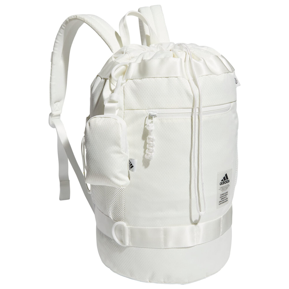 adidas Bucket Backpack  Non Dyed White  One Size