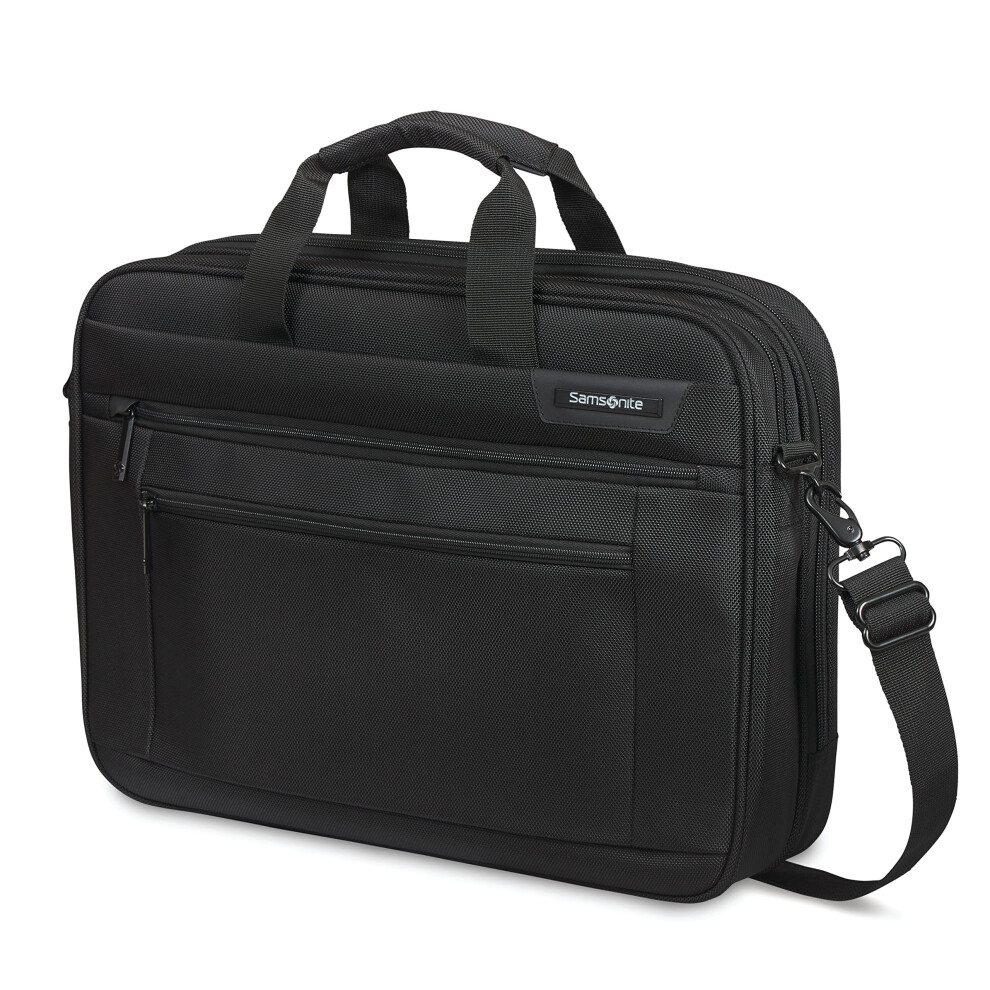 Samsonite Classic 2.0  Black  15.6"" TSA 2 Compartment Briefcase