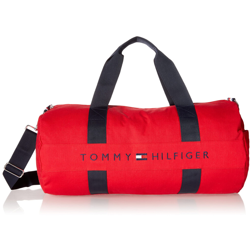 Tommy Hilfiger Men's Jackson Duffle Bag  Apple Red  One Size