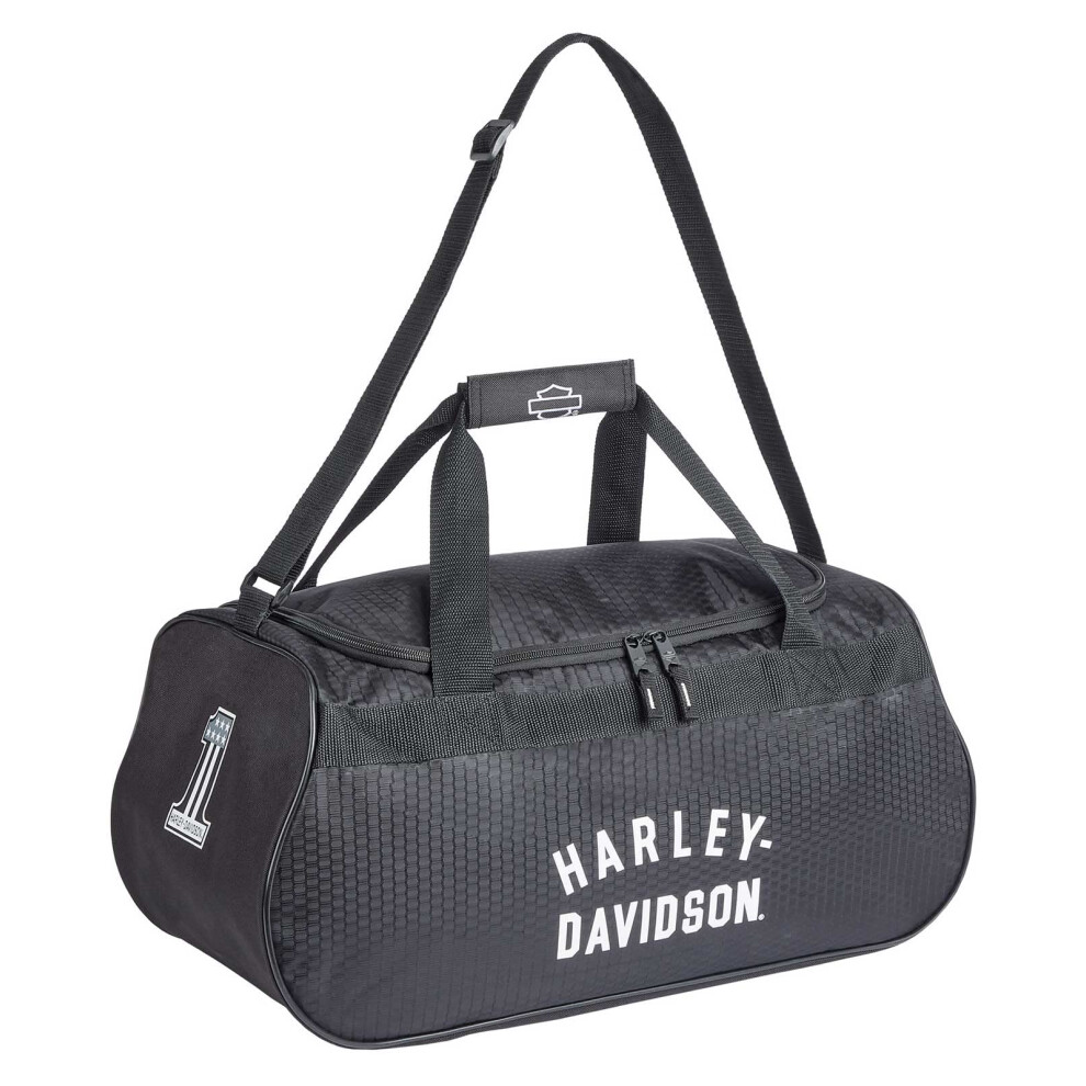 Harley-Davidson Off-White #1 Logo Sports Duffel Bag w/Shoulder Strap -