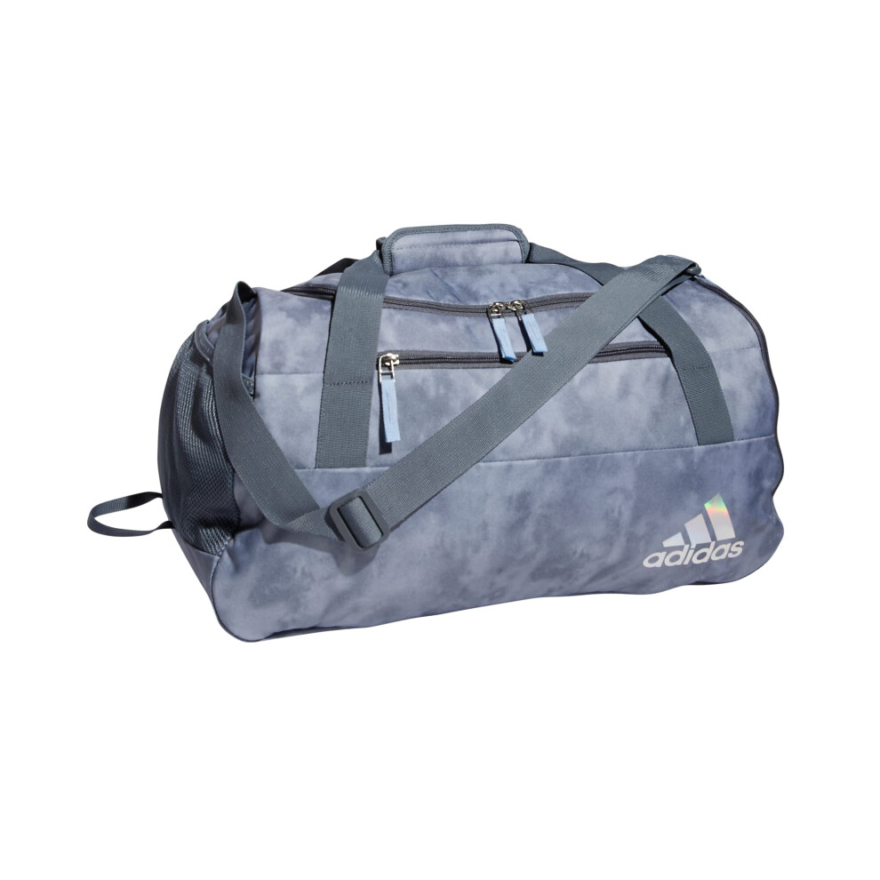 adidas Squad 5 Duffel Bag  Stone Wash Grey/Blue Dawn/Snowglobe  One Si